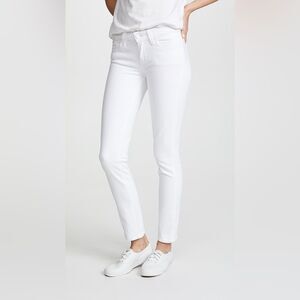 Paige Skyline Ankle Peg Jeans in White Size 30 EUC